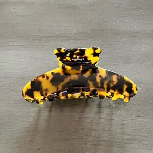 Teddy Bear Dark Brown Tortoise Extra Large Octopus 5" Lobster Claw Hair Clip